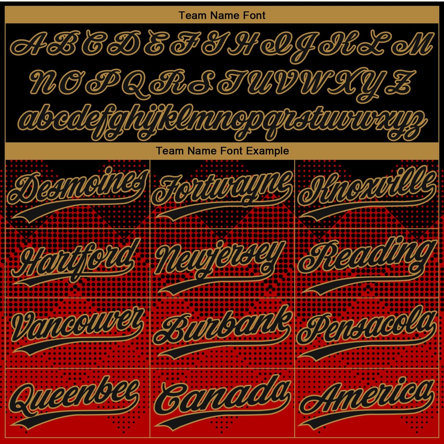 Custom Red Black-Old Gold 3D Pattern Gradient Square Shapes Two-Button Unisex Softball Jersey Limited