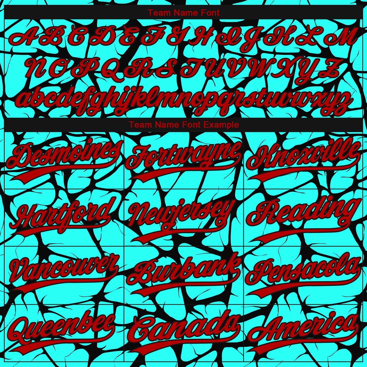 Custom Aqua Red-Black 3D Pattern Two-Button Unisex Softball Jersey Limited