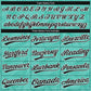 Custom Teal Black-White 3D Pattern Two-Button Unisex Softball Jersey Limited