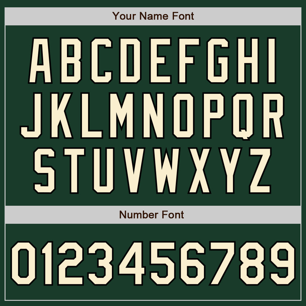 Custom Green Cream-Black Two-Button Unisex Softball Jersey Limited