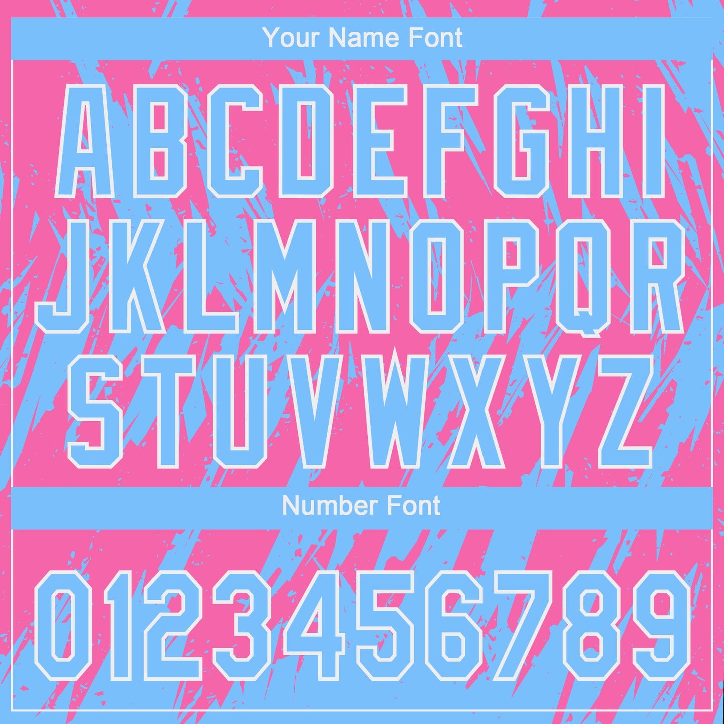 Custom Pink Powder Blue-White 3D Pattern Two-Button Unisex Softball Jersey Limited