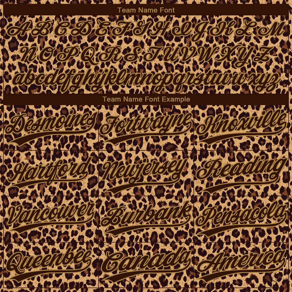 Custom Brown Brown-Old Gold 3D Pattern Leopard Two-Button Unisex Softball Jersey Limited