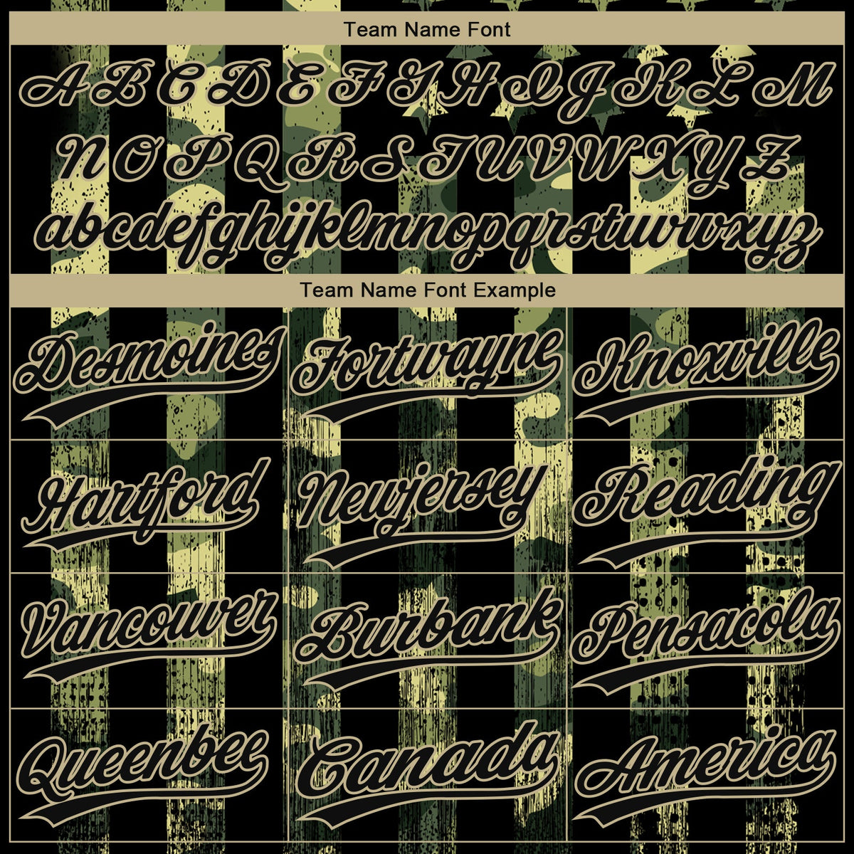 Custom Camo Black-Old Gold 3D American Flag Salute To Service Two-Button Unisex Softball Jersey Limited