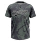 Custom Olive Black-White 3D Pattern Salute To Service Two-Button Unisex Softball Jersey Limited