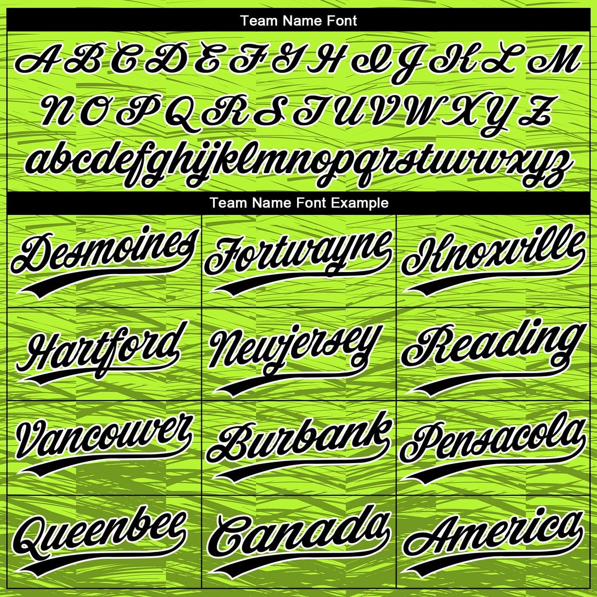 Custom Neon Green Black-White 3D Pattern Two-Button Unisex Softball Jersey Limited