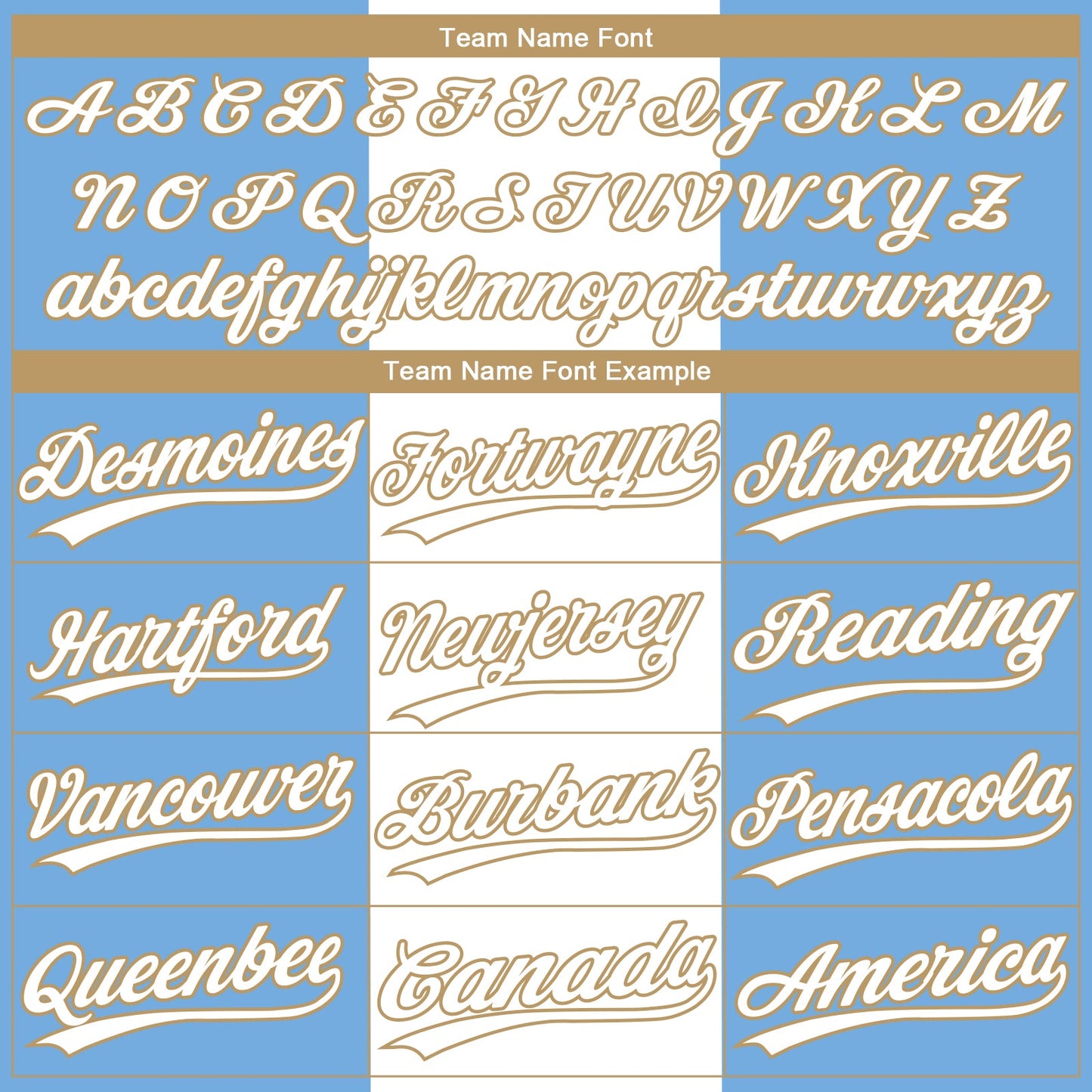 Custom Light Blue White-Old Gold 3D Pattern Two-Button Unisex Softball Jersey Limited