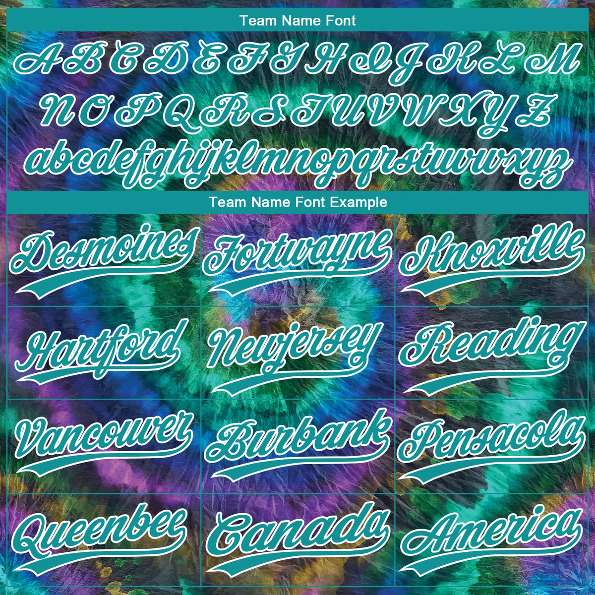 Custom Tie Dye Teal-White 3D Two-Button Unisex Softball Jersey Limited