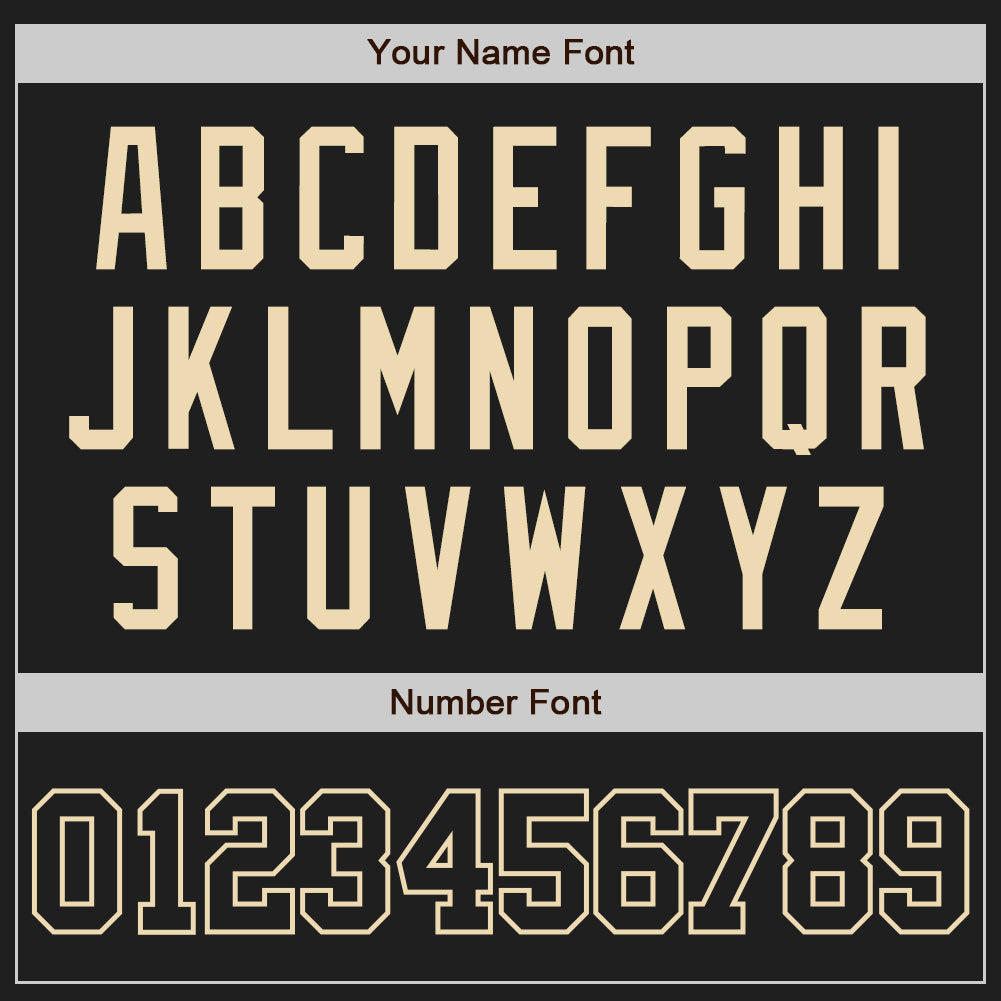 Custom Black Black-City Cream Two-Button Unisex Softball Jersey Limited