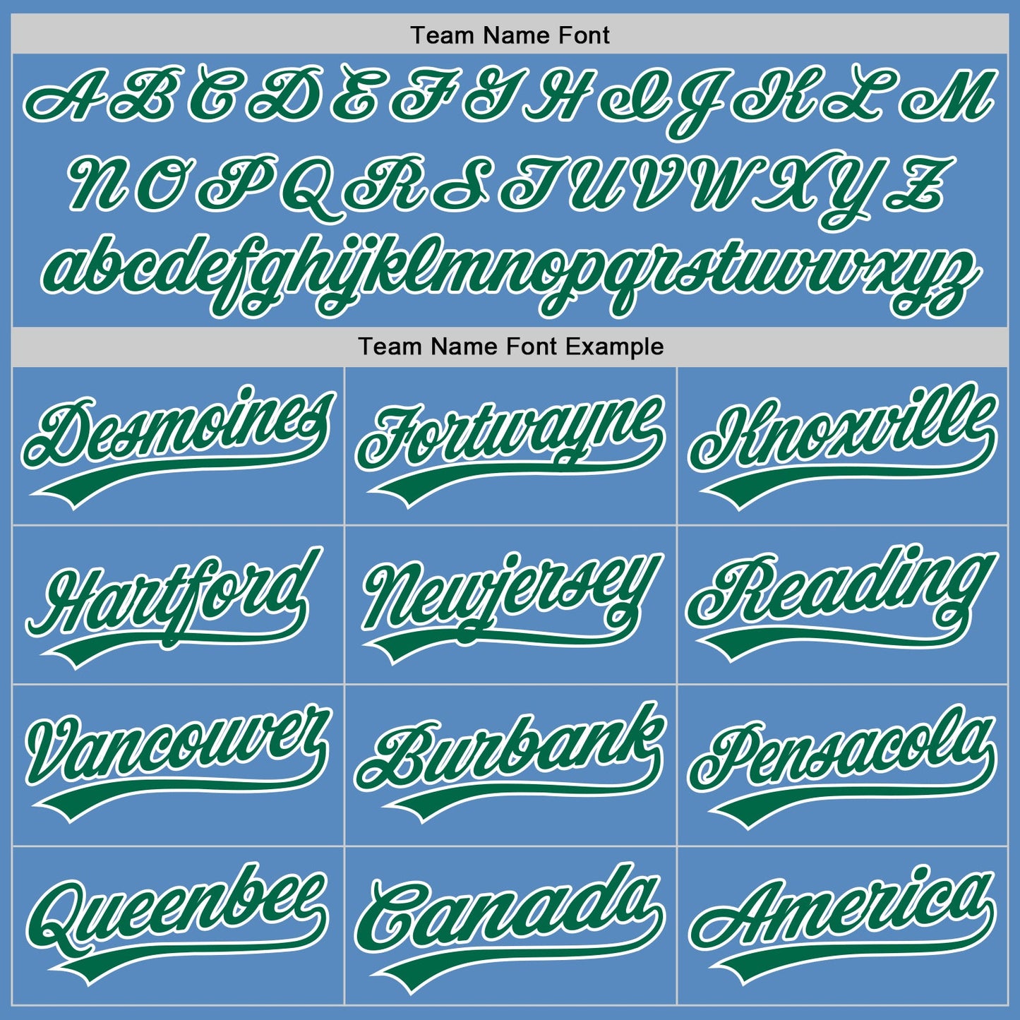 Custom Powder Blue Kelly Green-White Two-Button Unisex Softball Jersey Limited