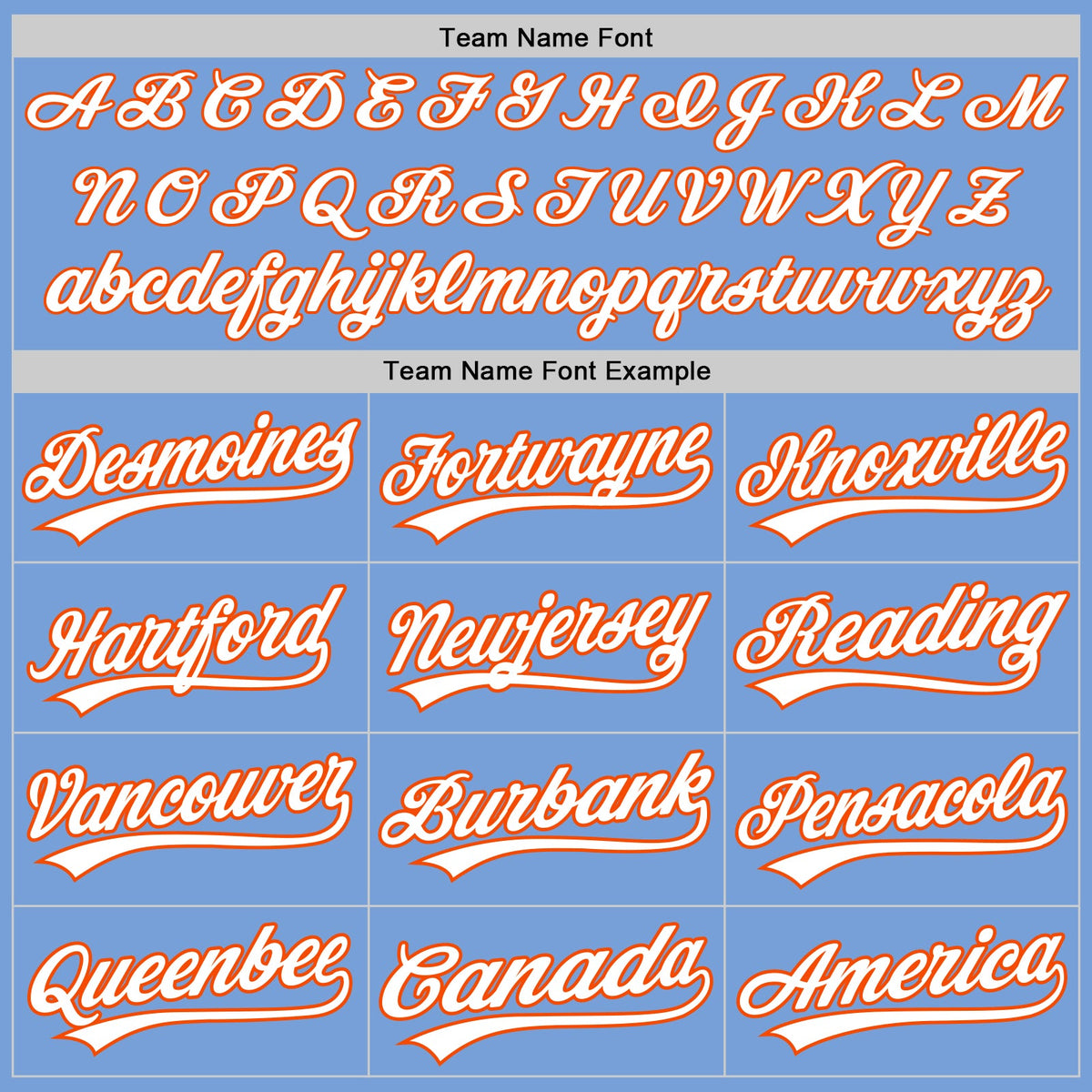 Custom Light Blue White-Orange Two-Button Unisex Softball Jersey Limited