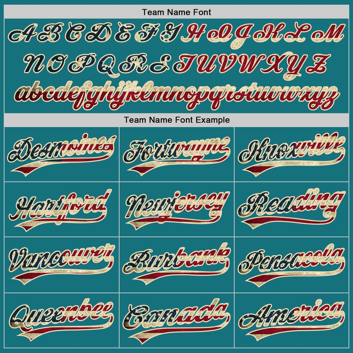 Custom Teal Vintage USA Flag-City Cream Two-Button Unisex Softball Jersey Limited