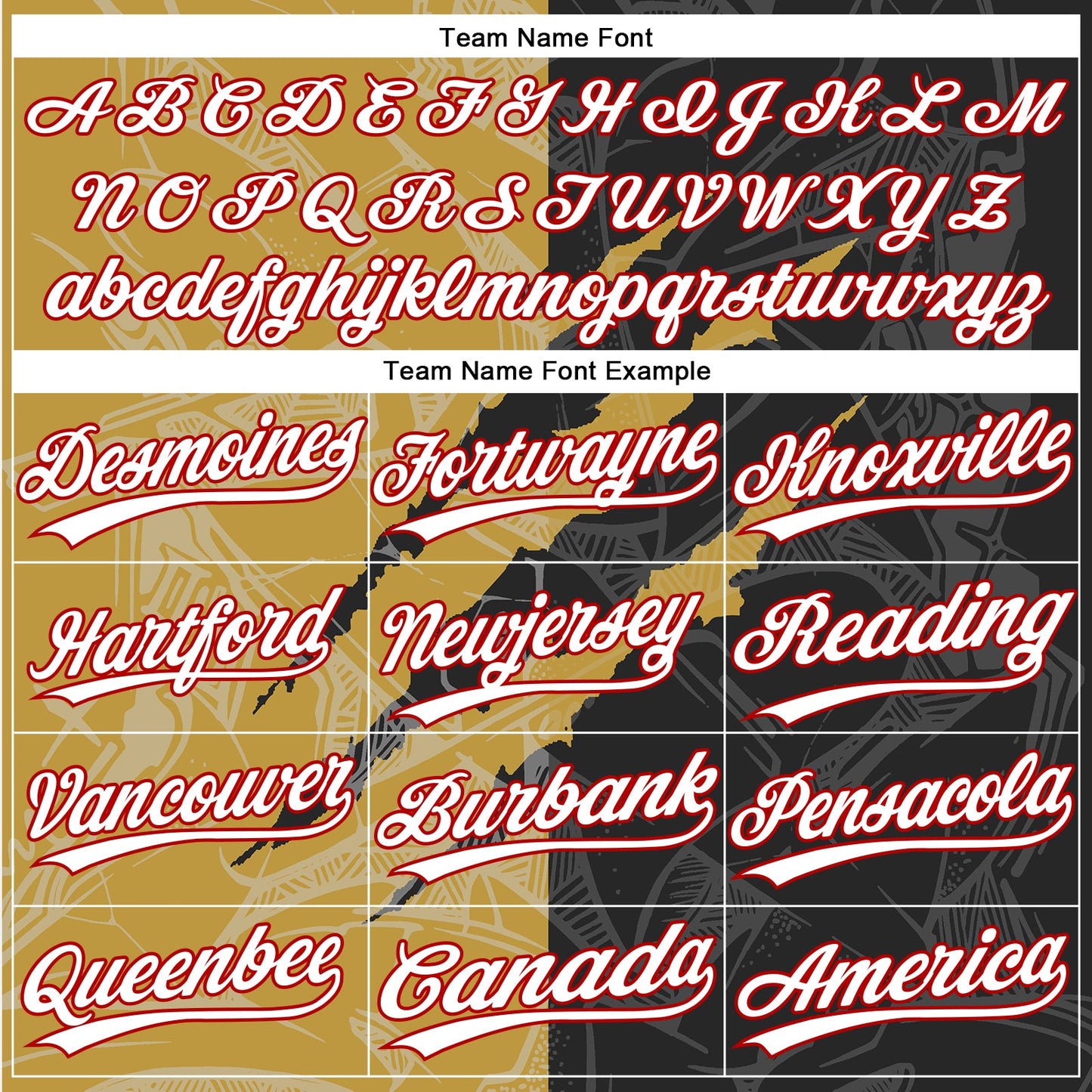 Custom Graffiti Pattern Black Old Gold-Red 3D Two-Button Unisex Softball Jersey Limited