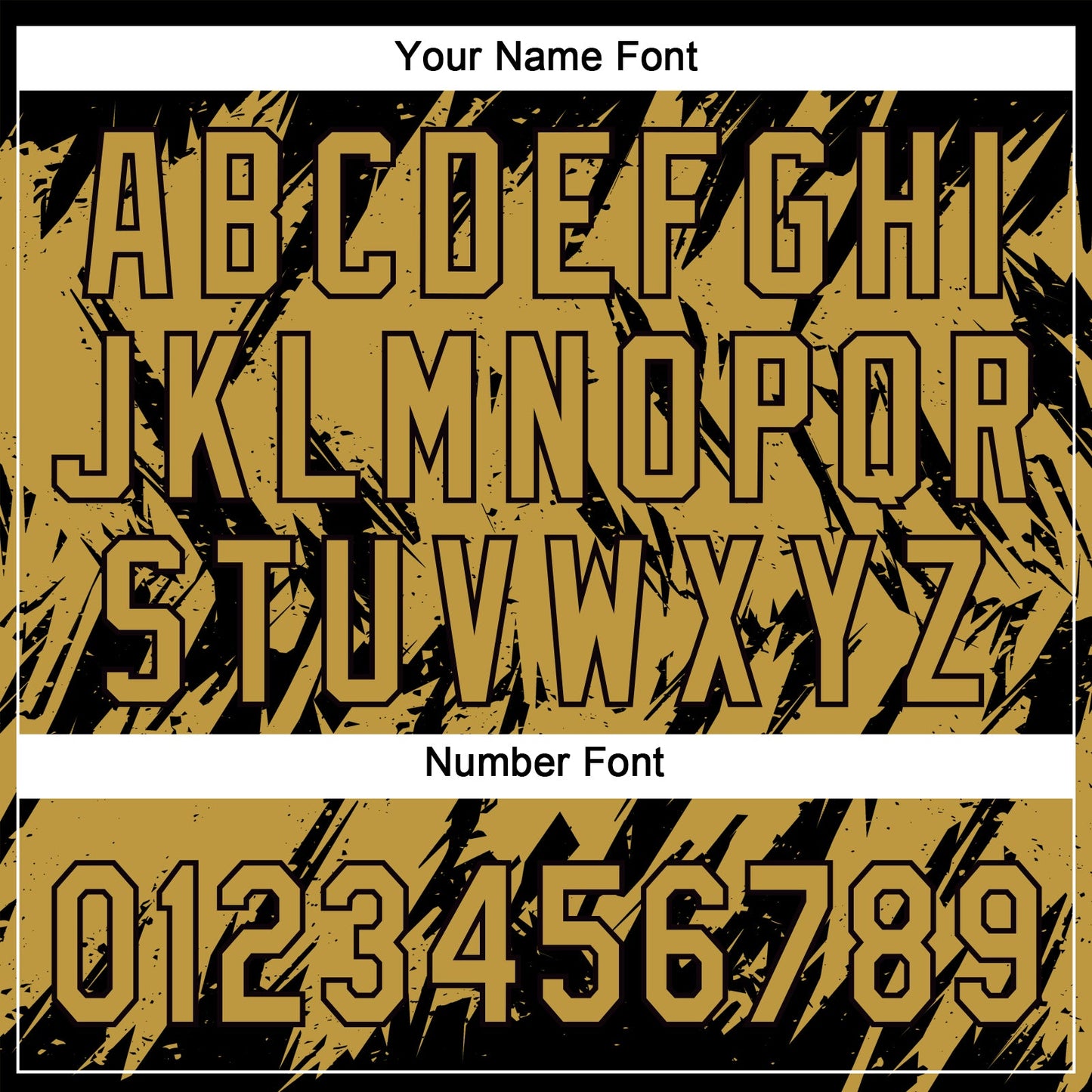 Custom Black Old Gold 3D Pattern Abstract Sharp Shape Two-Button Unisex Softball Jersey Limited