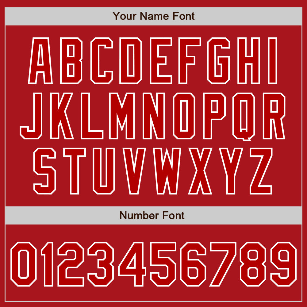 Custom Red White Pinstripe White Two-Button Unisex Softball Jersey Limited