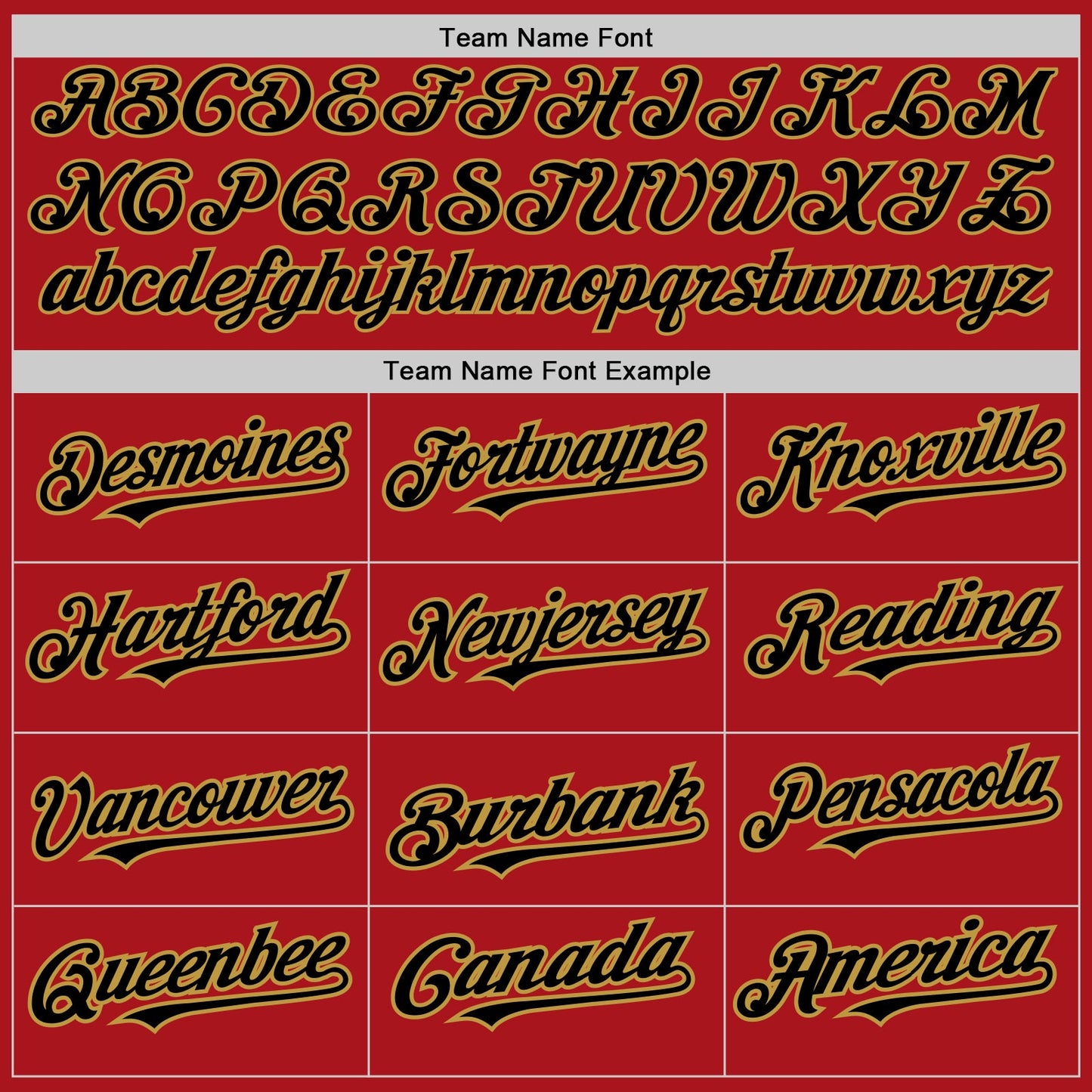 Custom Red Old Gold Pinstripe Black Two-Button Unisex Softball Jersey Limited