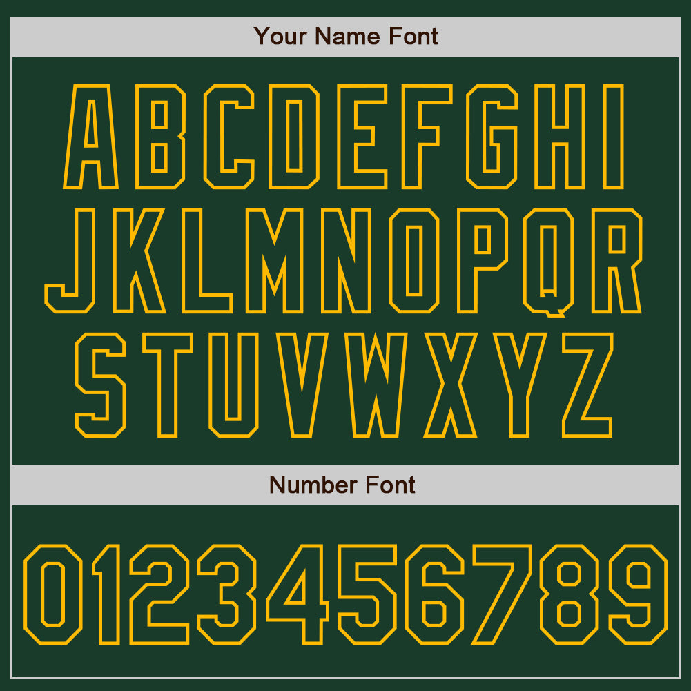 Custom Green Gold Pinstripe Gold Two-Button Unisex Softball Jersey Limited