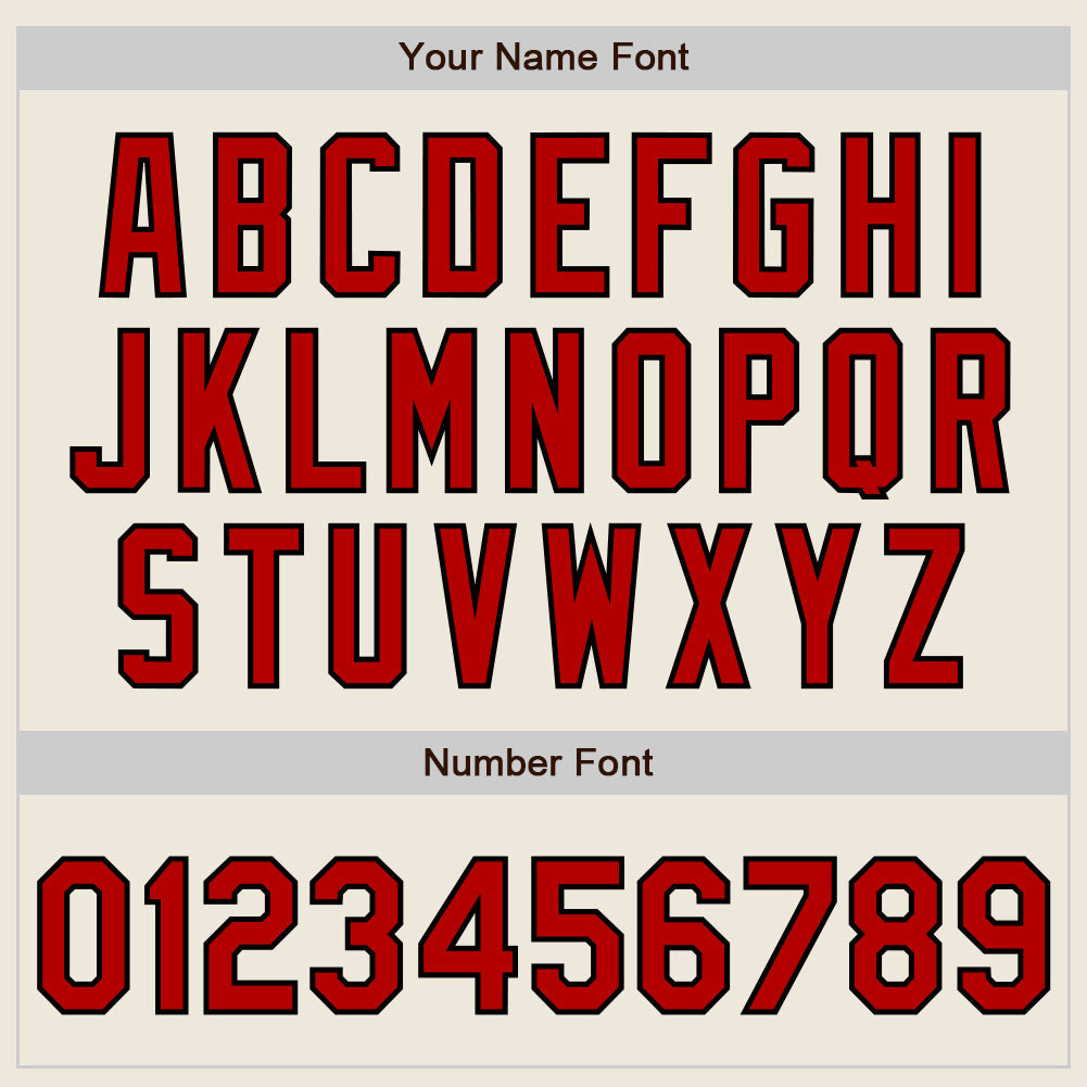 Custom Cream Black Pinstripe Red Two-Button Unisex Softball Jersey Limited