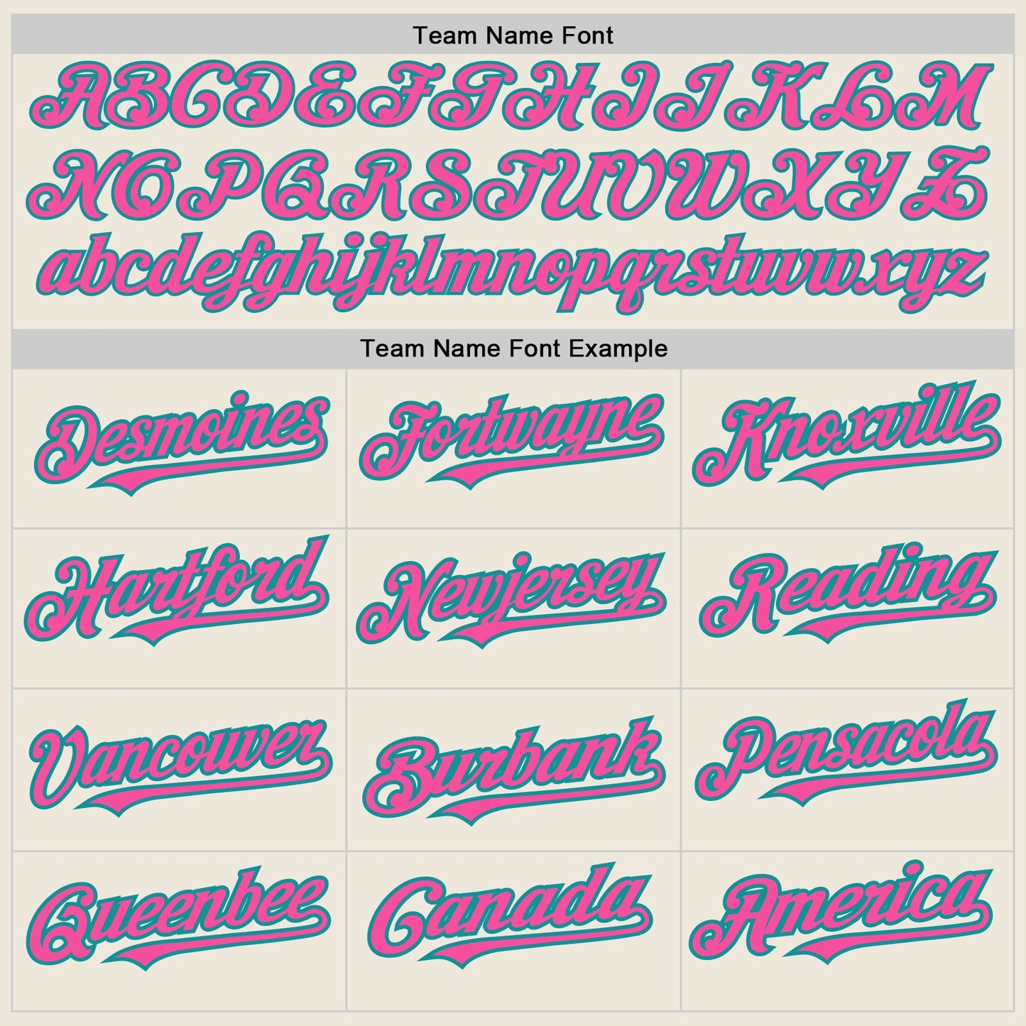 Custom Cream Teal Pinstripe Pink Two-Button Unisex Softball Jersey Limited