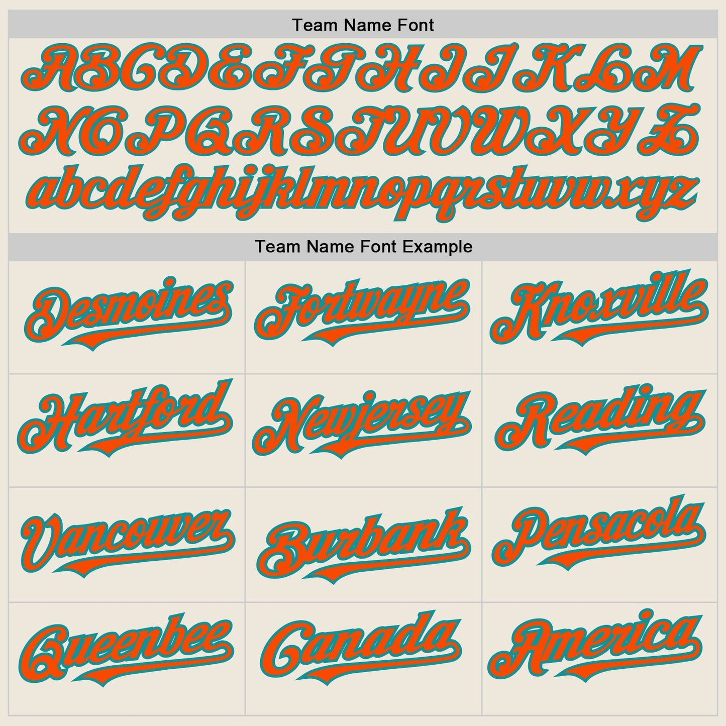 Custom Cream Teal Pinstripe Orange Two-Button Unisex Softball Jersey Limited