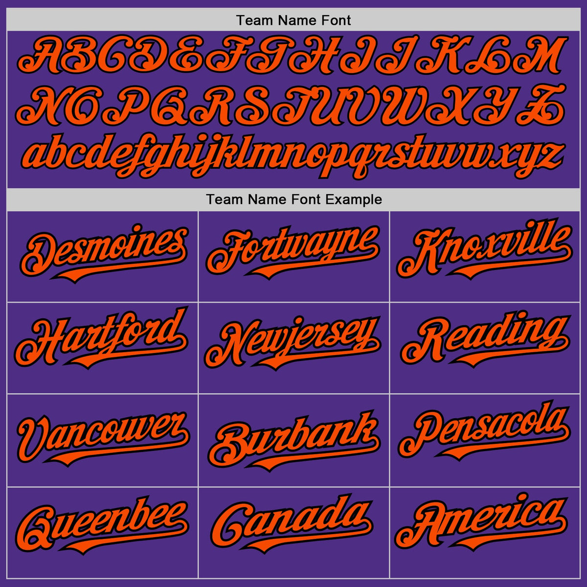 Custom Purple Black Pinstripe Orange Two-Button Unisex Softball Jersey Limited