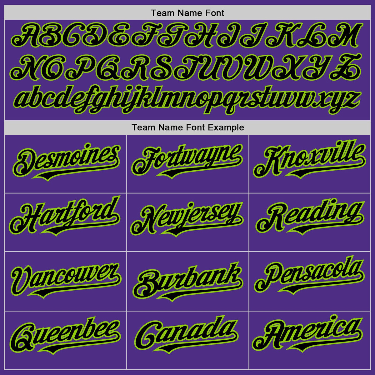 Custom Purple Black Pinstripe Neon Green Two-Button Unisex Softball Jersey Limited