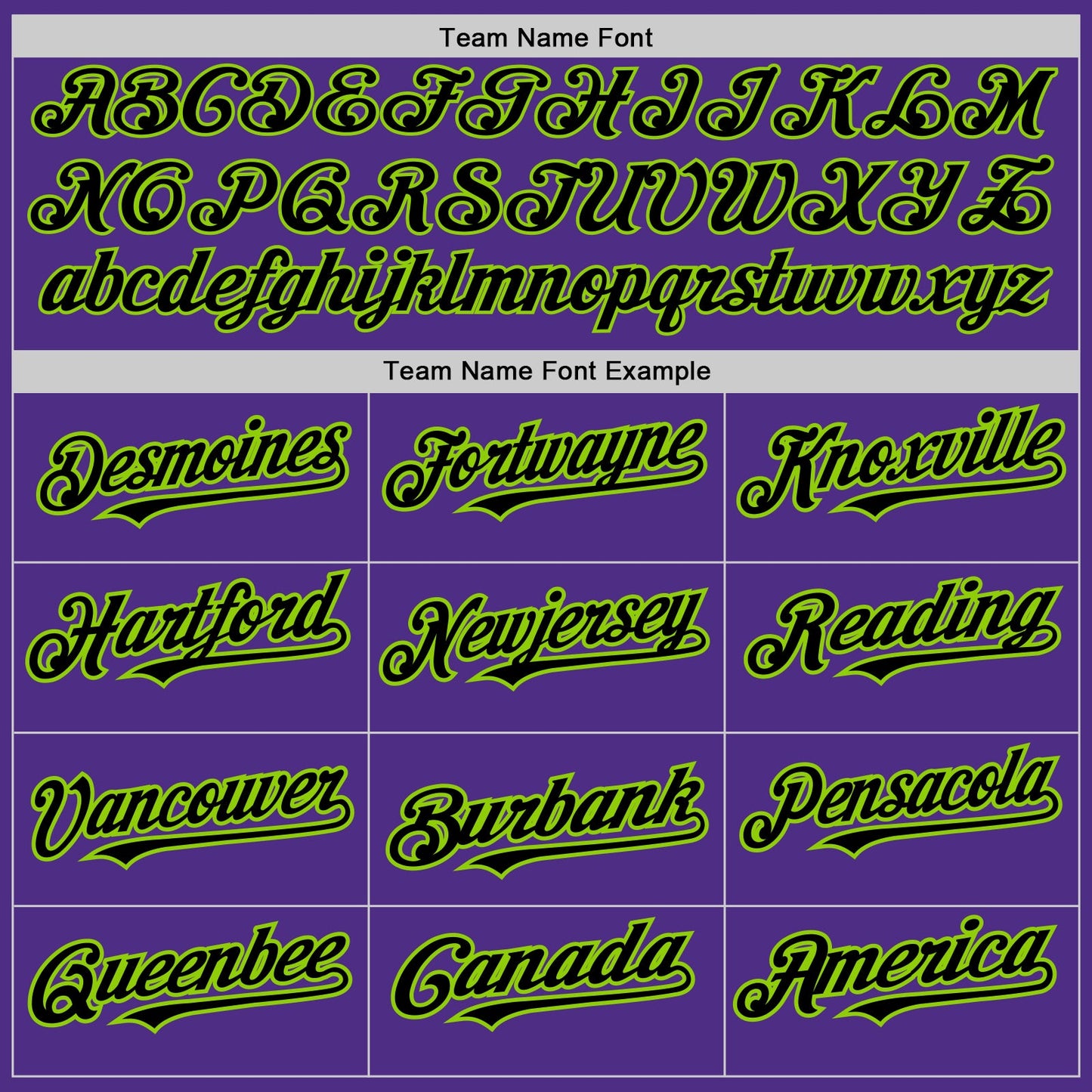 Custom Purple Black Pinstripe Neon Green Two-Button Unisex Softball Jersey Limited