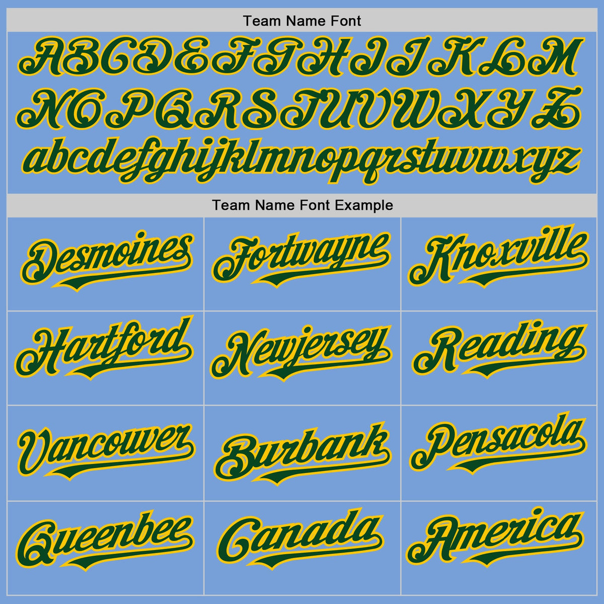 Custom Light Blue Yellow Pinstripe Green Two-Button Unisex Softball Jersey Limited