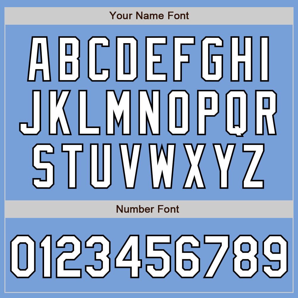 Custom Light Blue Black Pinstripe White Two-Button Unisex Softball Jersey Limited