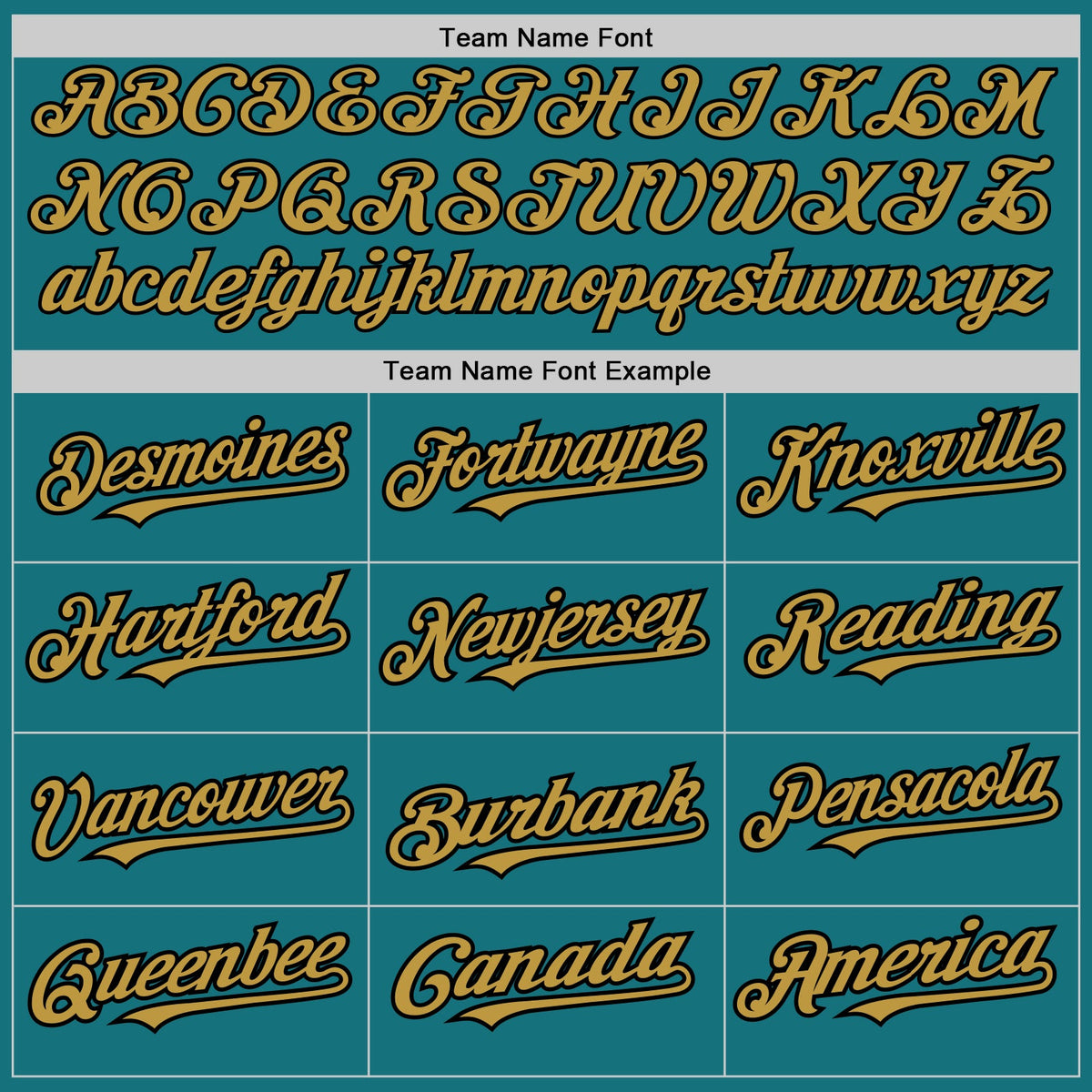 Custom Teal Black Pinstripe Old Gold Two-Button Unisex Softball Jersey Limited