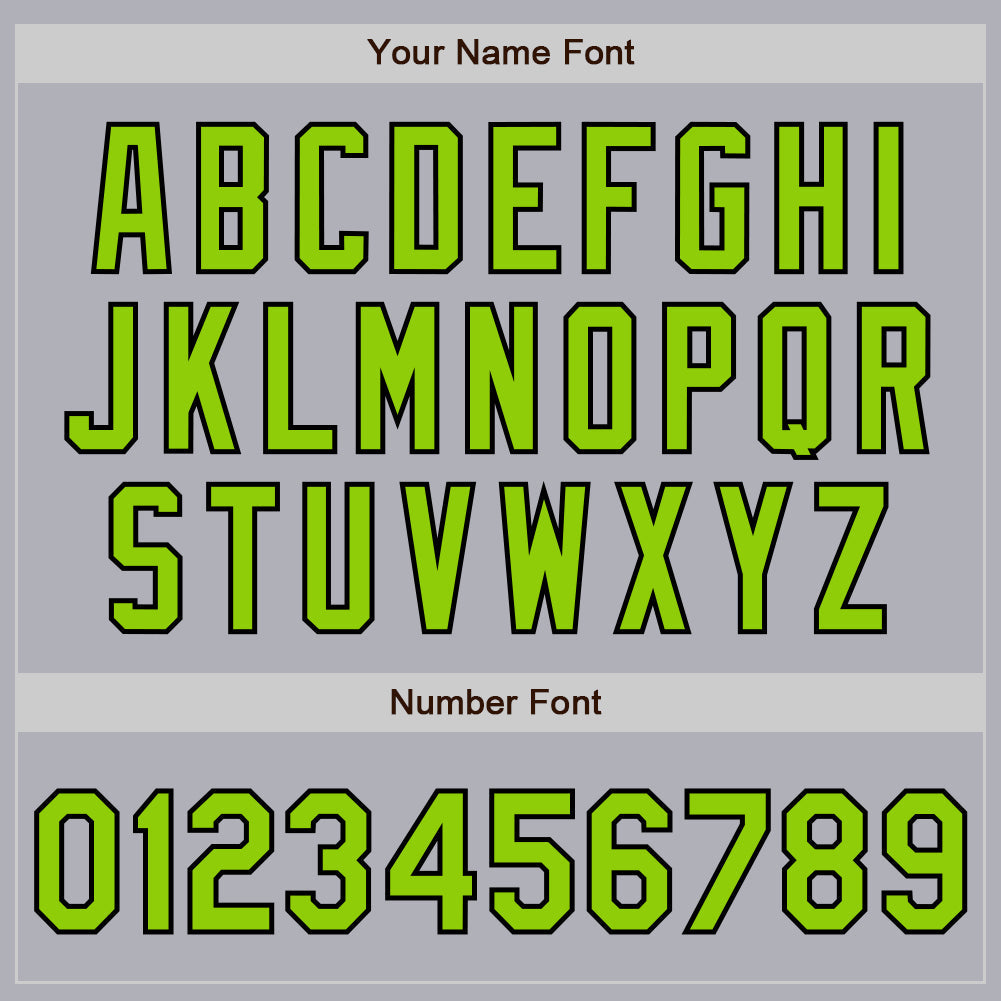 Custom Gray Black Pinstripe Neon Green Two-Button Unisex Softball Jersey Limited