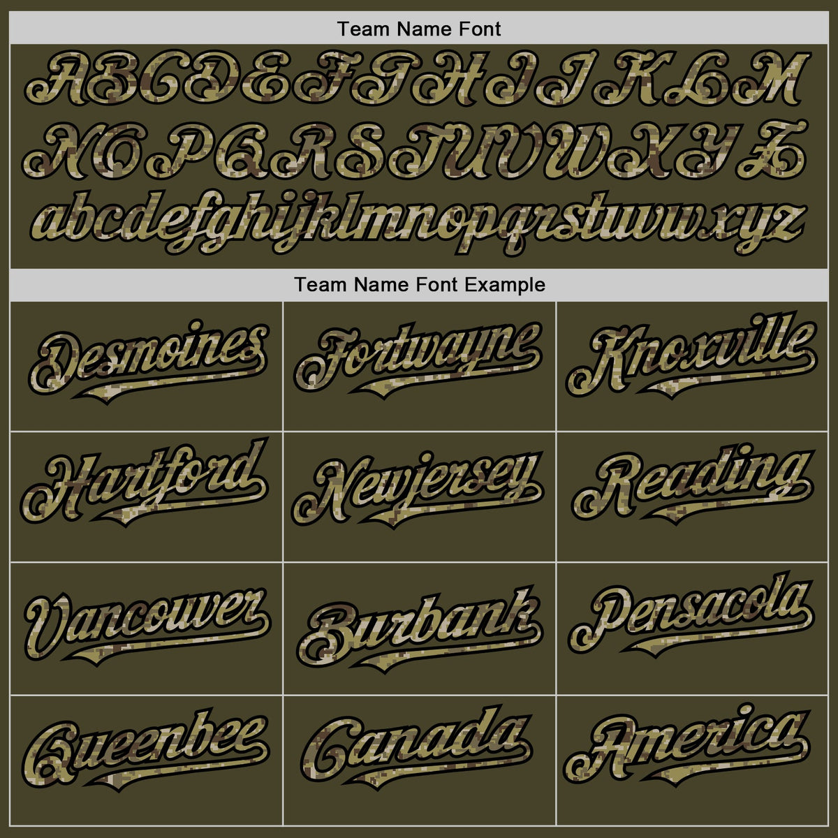 Custom Olive Black Pinstripe Camo Salute To Service Two-Button Unisex Softball Jersey Limited