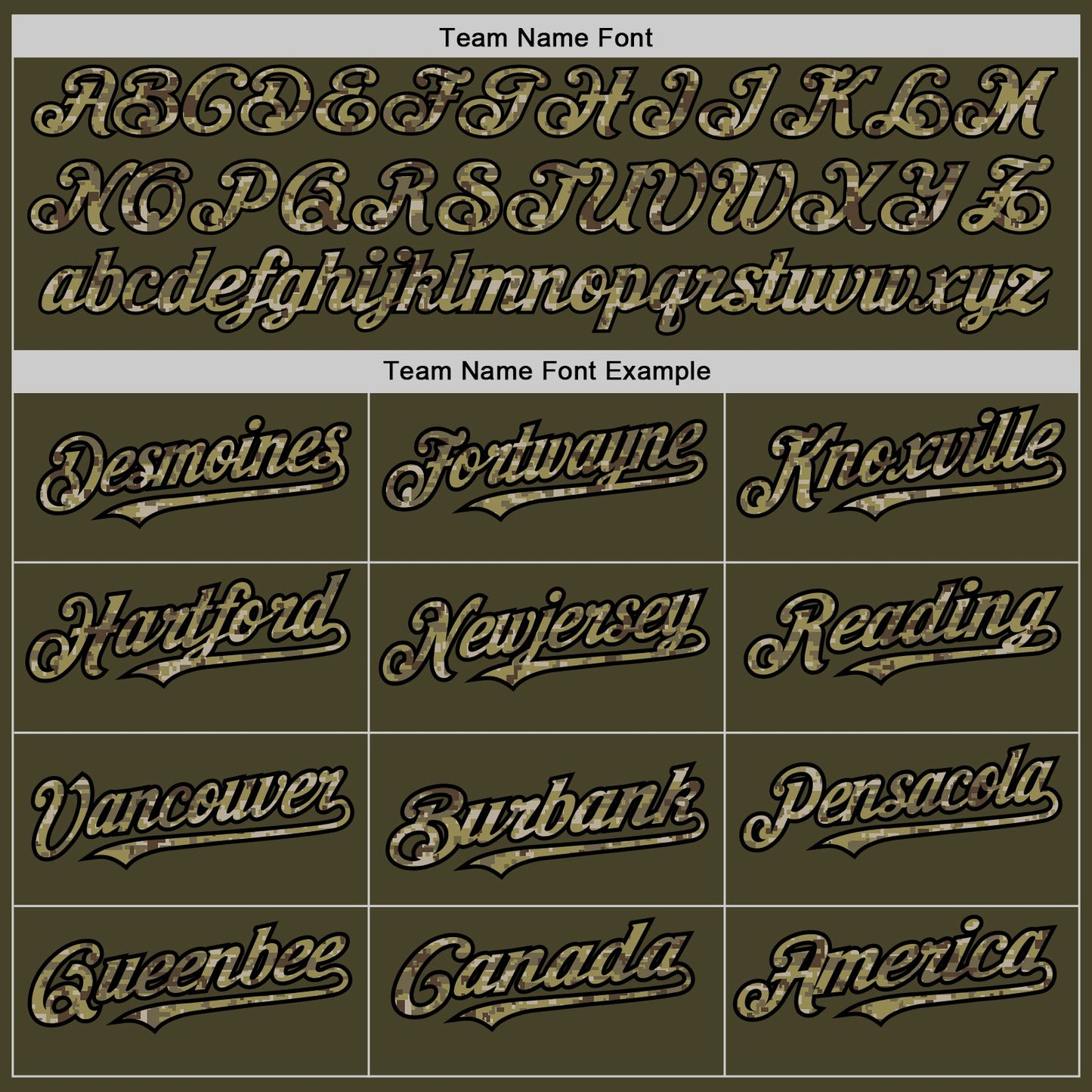 Custom Olive Black Pinstripe Camo Salute To Service Two-Button Unisex Softball Jersey Limited