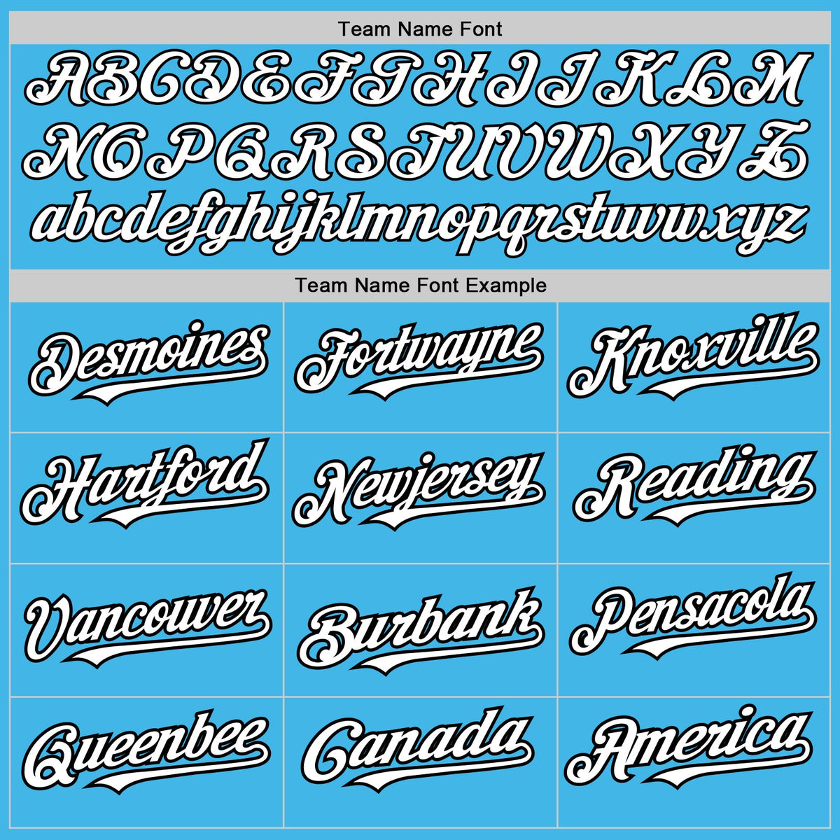 Custom Sky Blue Black Pinstripe White Two-Button Unisex Softball Jersey Limited