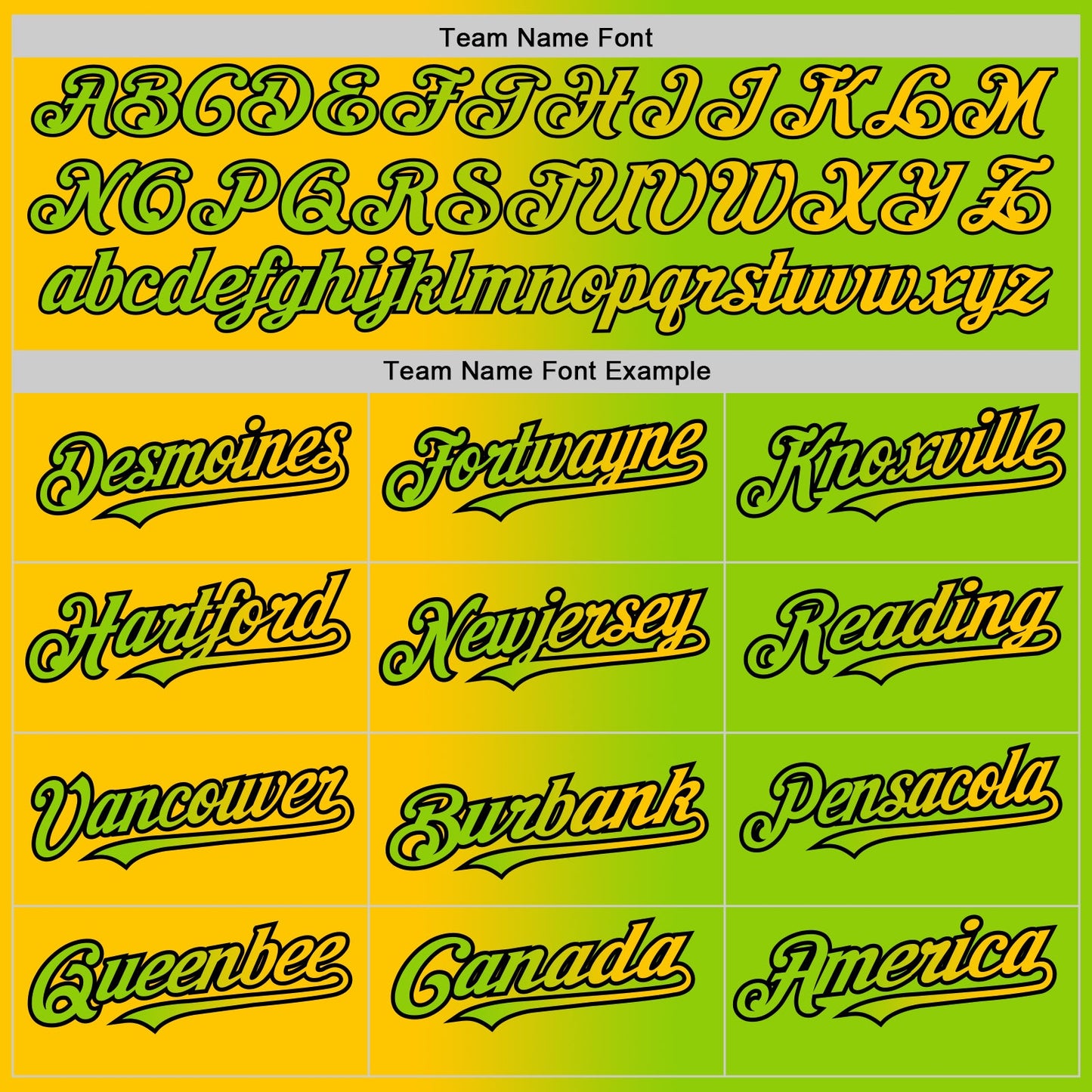 Custom Neon Green Yellow-Black Gradient Fashion Two-Button Unisex Softball Jersey Limited