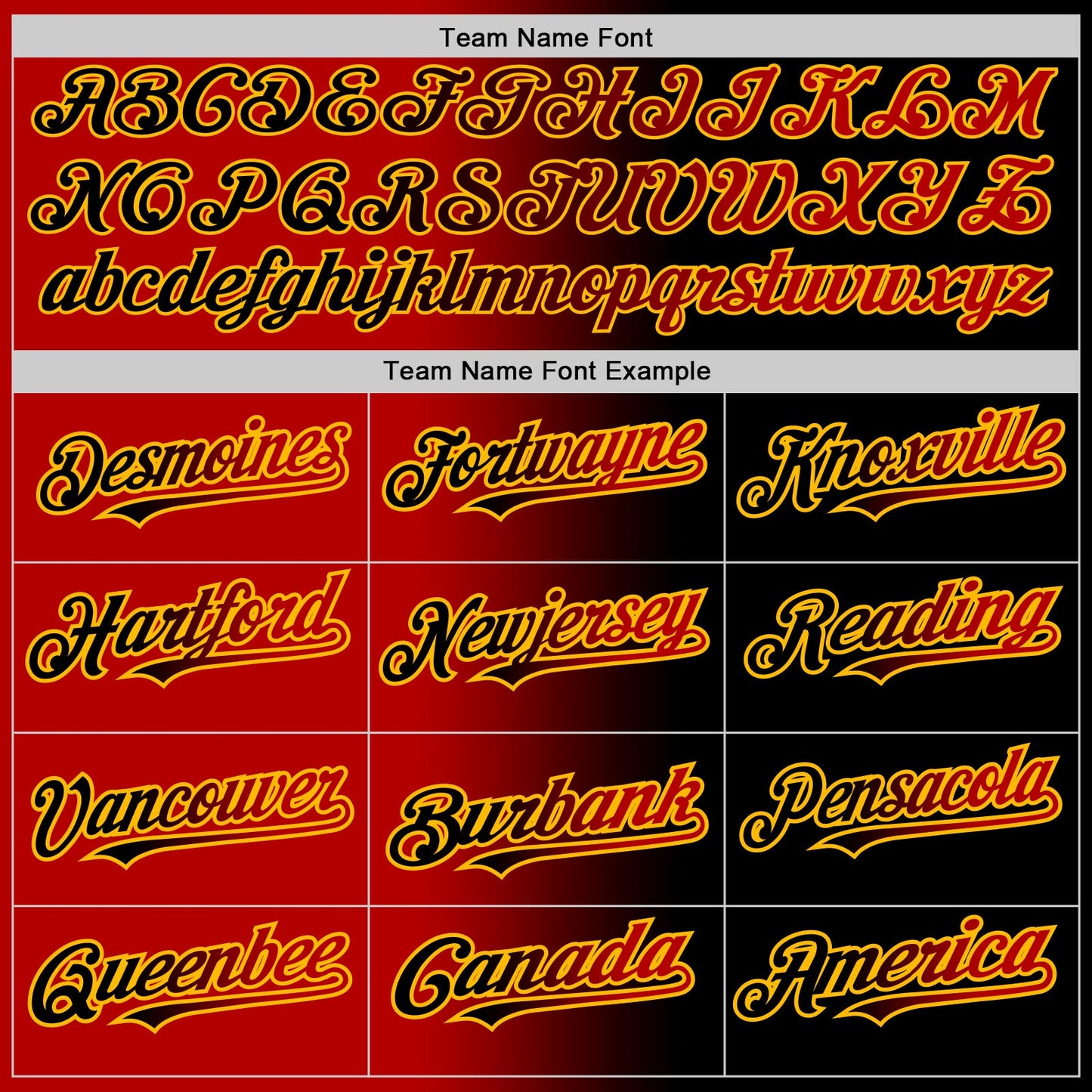 Custom Black Red-Gold Gradient Fashion Two-Button Unisex Softball Jersey Limited