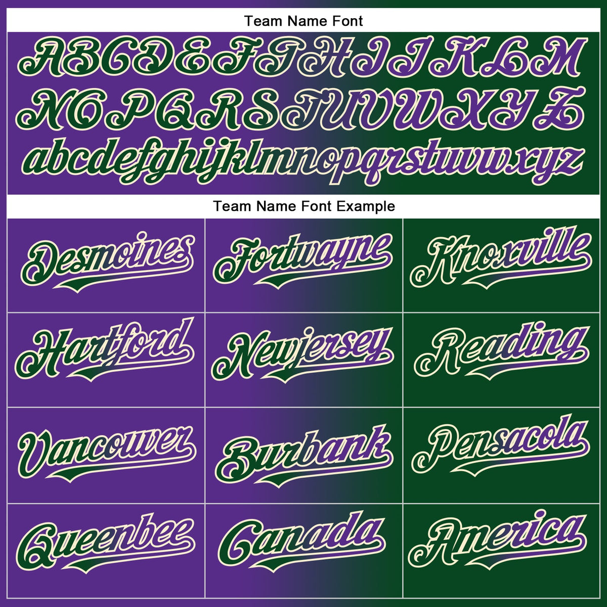 Custom Green Purple-Cream Gradient Fashion Two-Button Unisex Softball Jersey Limited