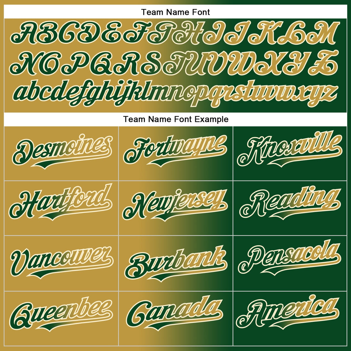 Custom Green Old Gold-Cream Gradient Fashion Two-Button Unisex Softball Jersey Limited