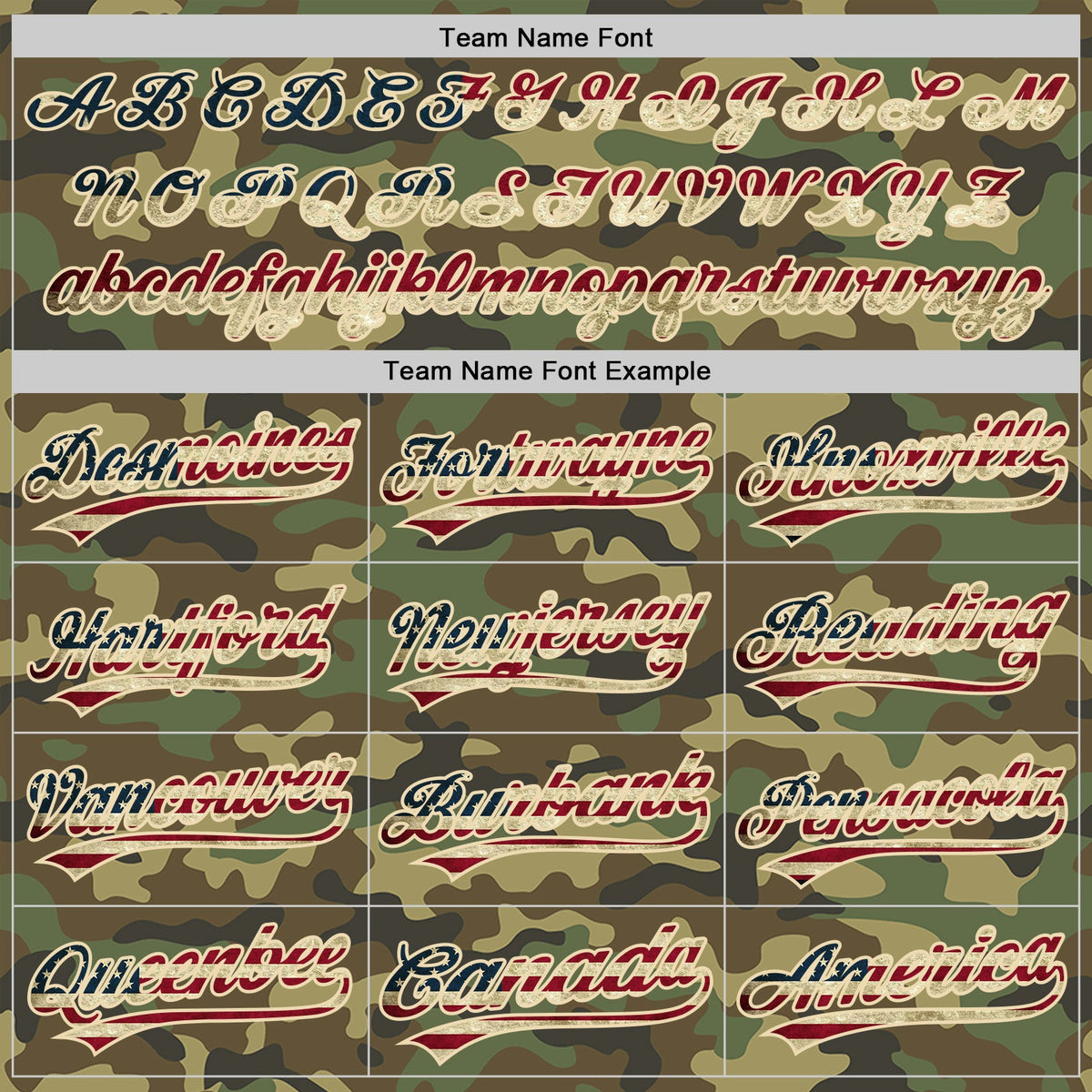 Custom Camo Vintage USA Flag-Cream Salute To Service Two-Button Unisex Softball Jersey Limited