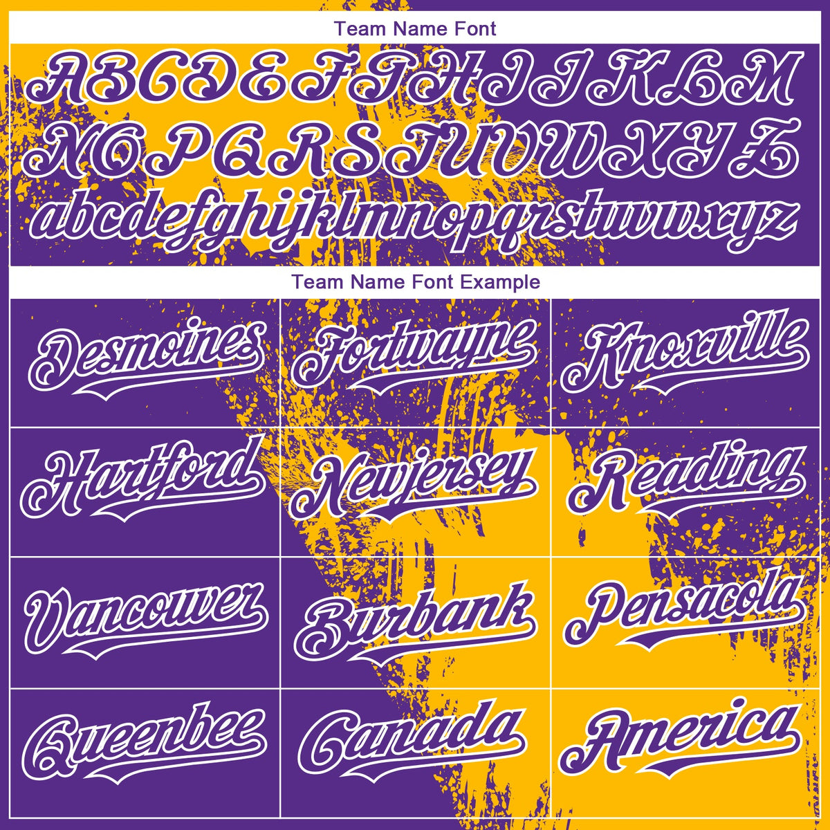 Custom Gold Purple-White 3D Pattern Abstract Brush Stroke Two-Button Unisex Softball Jersey Limited