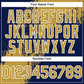 Custom Old Gold Navy-White 3D Pattern Abstract Brush Stroke Two-Button Unisex Softball Jersey Limited