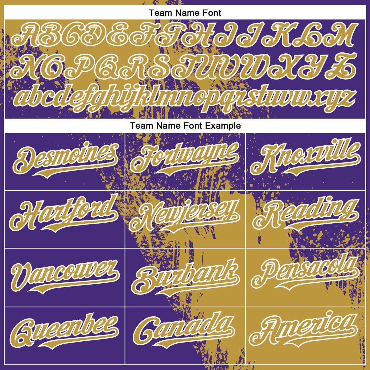 Custom Old Gold Purple-White 3D Pattern Abstract Brush Stroke Two-Button Unisex Softball Jersey Limited
