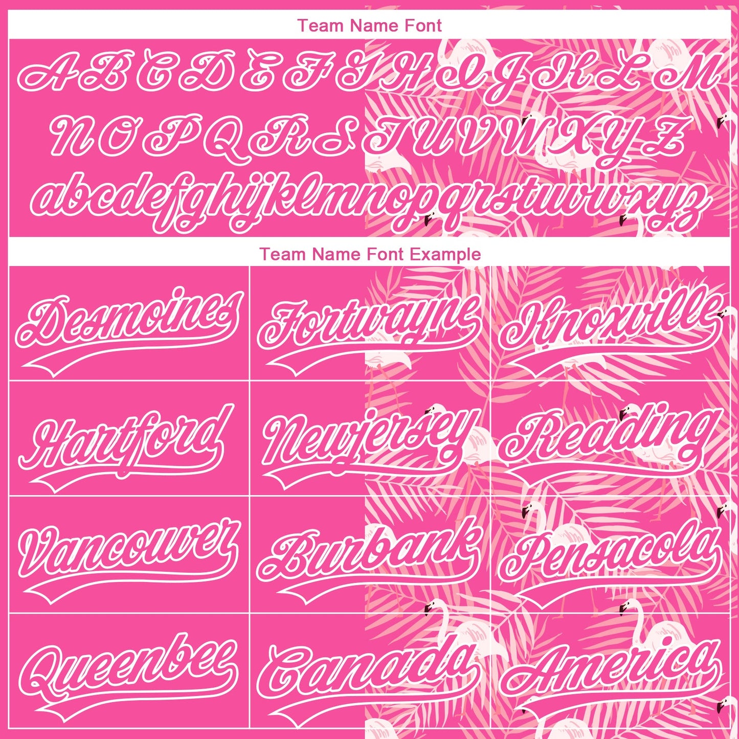 Custom Pink White 3D Pattern Tropical Palm Leaves And Famingo Two-Button Unisex Softball Jersey Limited