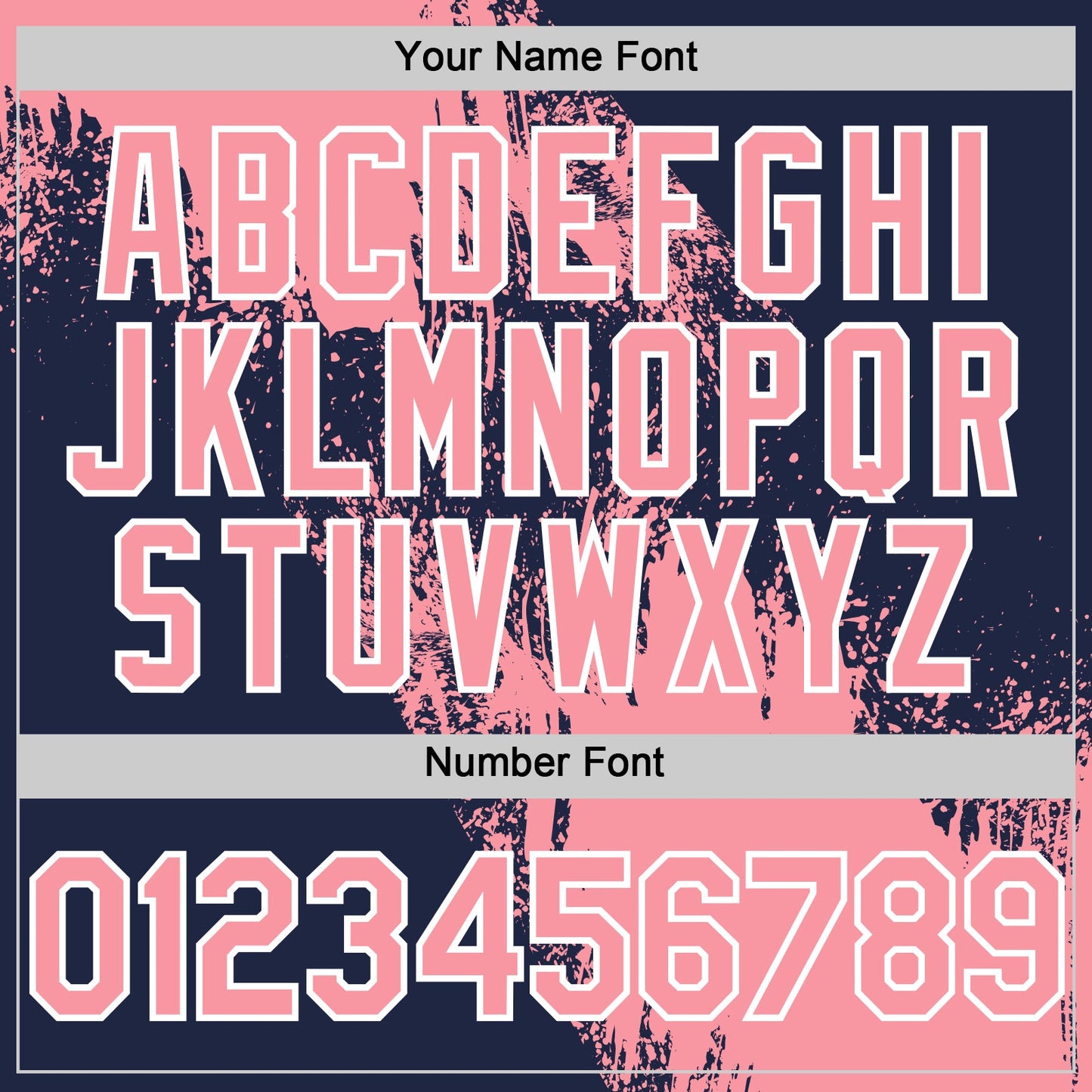 Custom Medium Pink Navy-White 3D Pattern Abstract Brush Stroke Two-Button Unisex Softball Jersey Limited