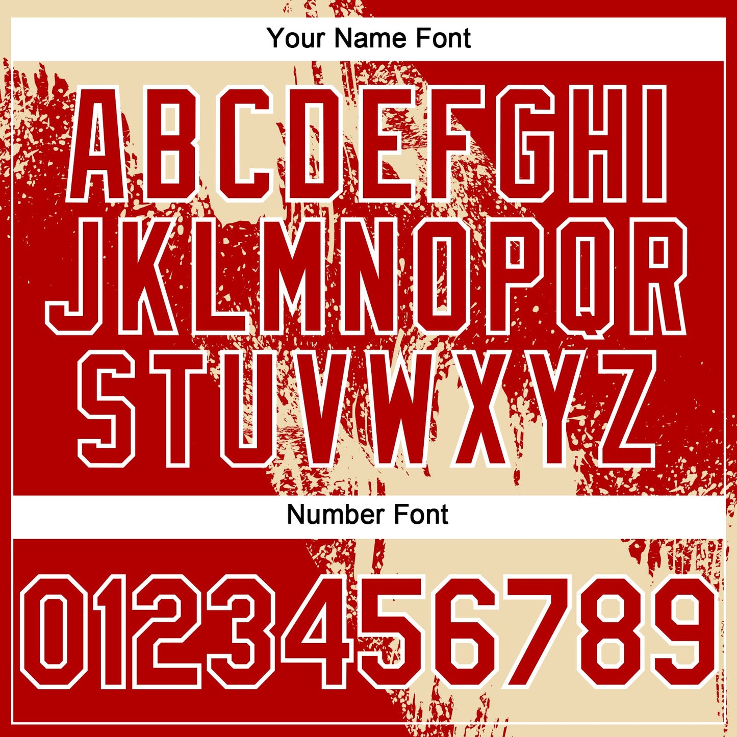 Custom Cream Red-White 3D Pattern Abstract Brush Stroke Two-Button Unisex Softball Jersey Limited