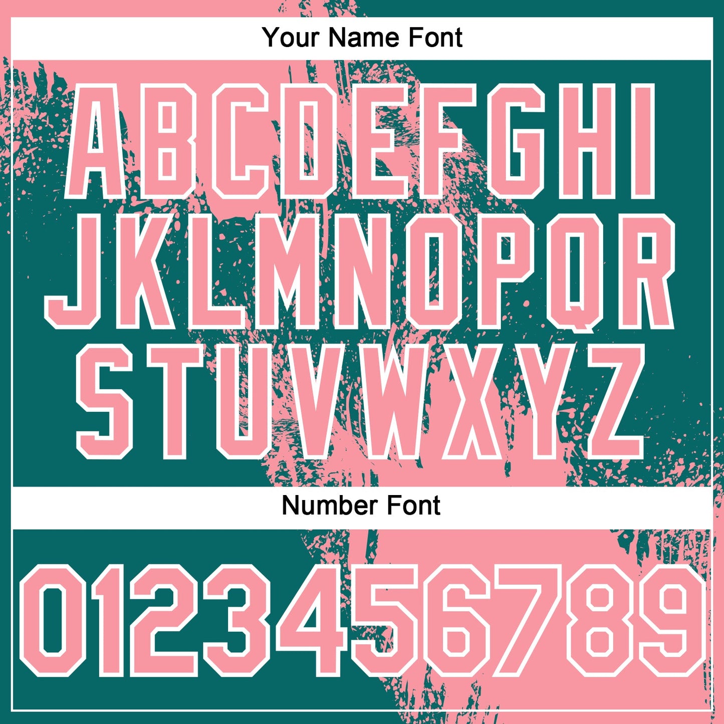 Custom Medium Pink Teal-White 3D Pattern Abstract Brush Stroke Two-Button Unisex Softball Jersey Limited