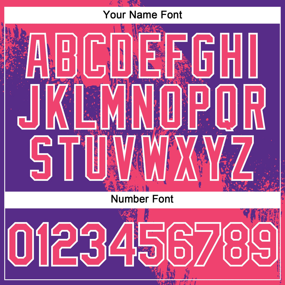 Custom Neon Pink Purple-White 3D Pattern Abstract Brush Stroke Two-Button Unisex Softball Jersey Limited