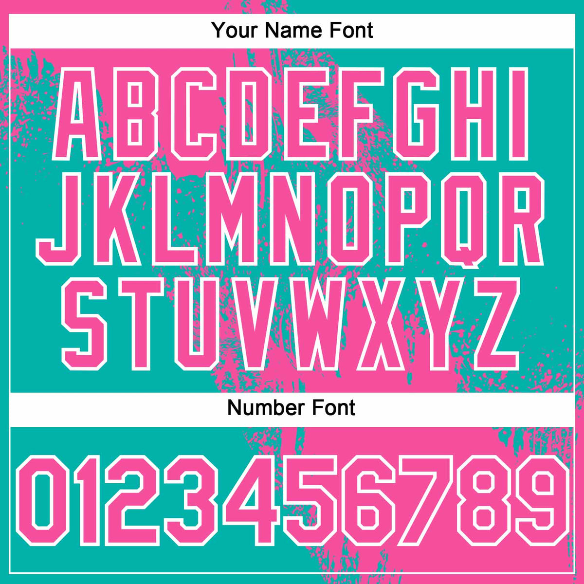 Custom Pink Aqua-White 3D Pattern Abstract Brush Stroke Two-Button Unisex Softball Jersey Limited