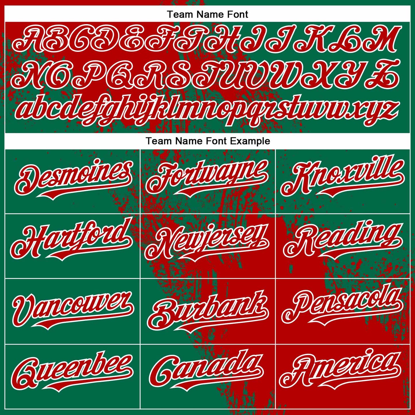 Custom Red Kelly Green-White 3D Pattern Abstract Brush Stroke Two-Button Unisex Softball Jersey Limited