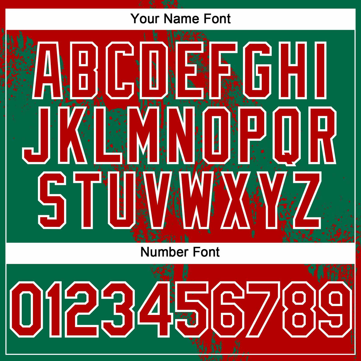 Custom Red Kelly Green-White 3D Pattern Abstract Brush Stroke Two-Button Unisex Softball Jersey Limited