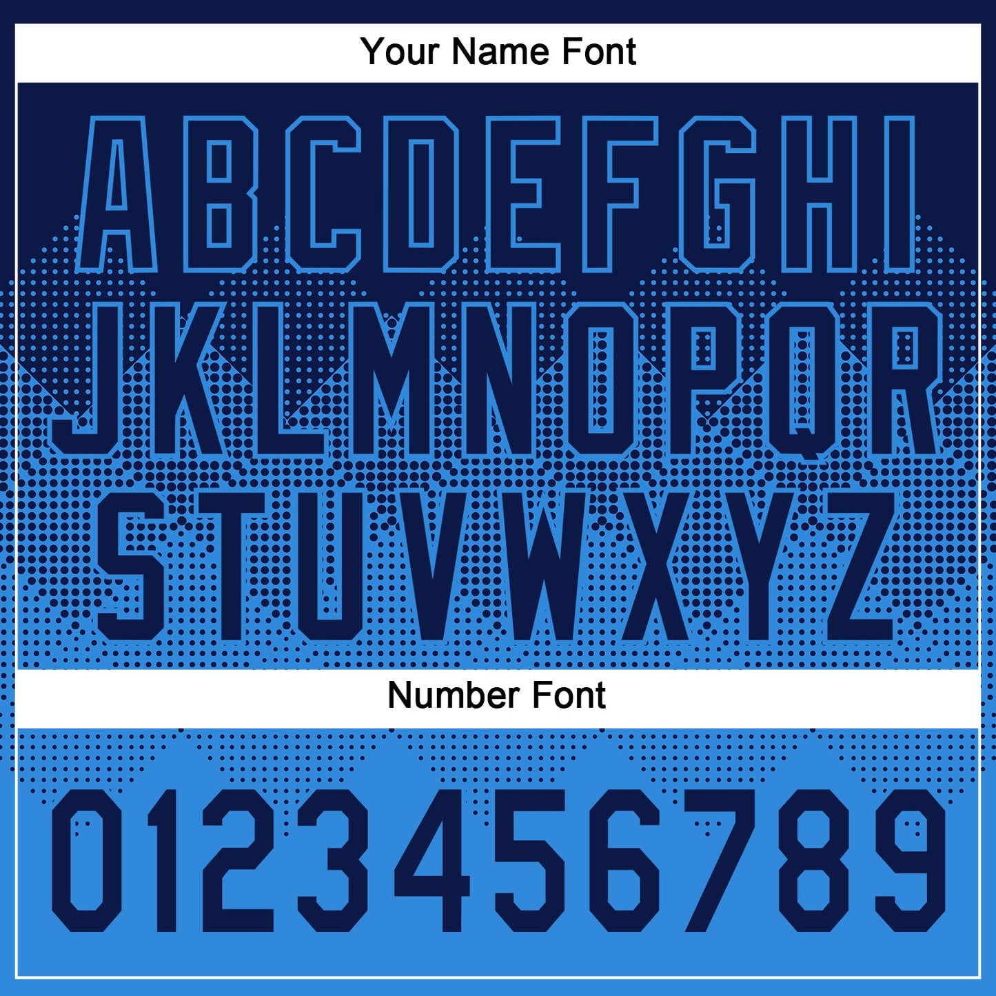 Custom Navy Electric Blue 3D Gradient Square Shape Two-Button Unisex Softball Jersey Limited